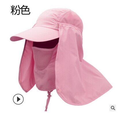 Mens Wandelen Vissen Hoed Outdoor Sport Zon Nek Bescherming Gezicht Cap Brede Rand: B