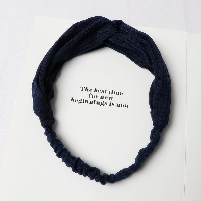 1Pcs Gebreide Cross Haar Houder Haarbanden Fleece Boog Dierlijke Oren Hoofdband Voor Vrouwen Meisjes Tulband Mode Haaraccessoires