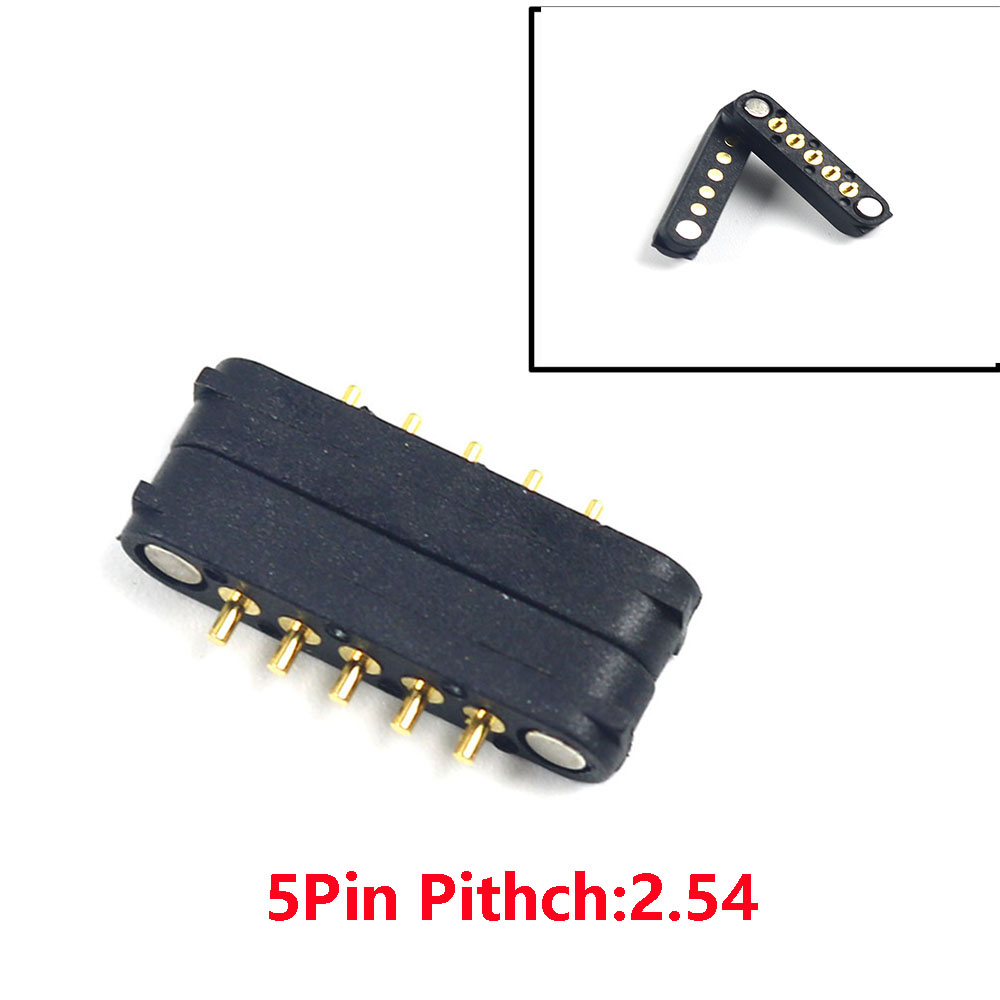 1Pair Magnetic Pogo Pin Connector 2A 36V 2/3Pin 4Pin 5 Pin Spring-Loaded Male Female 2.54 MM Spring Loaded DC Power Charge Probe: MULTI