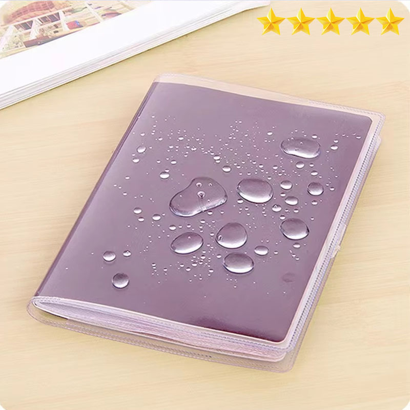 【Hete verkoop】1-4PCS paspoort beschermhoes transparant mat, PVC-materiaal waterdichte documentenhoes