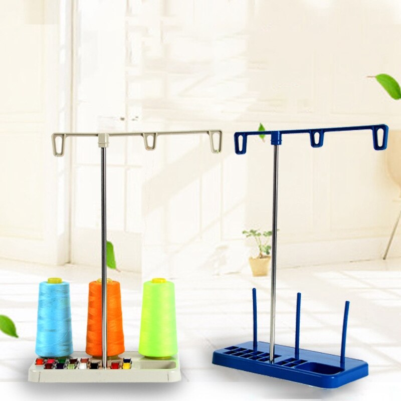 Speciale Draad/Katoen Spool Stand Drie Kegel Houder Stands Voor Naaimachines 31X21cm