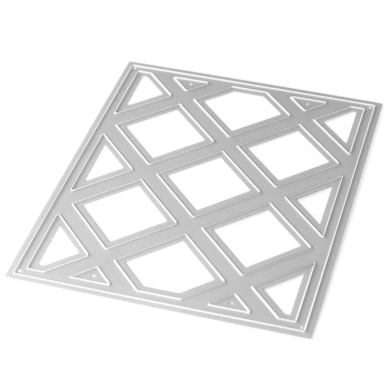 Rectangle and Square Pyramid Frame Background Metal Cutting Dies For DIY Scrapbooking Card Paper Album Making no stamps