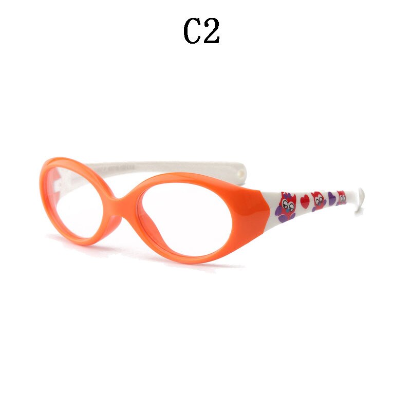 BOYSEEN Children's glasses frame Silicone frame Outdoor sports Kid Optical glasses 852: C2