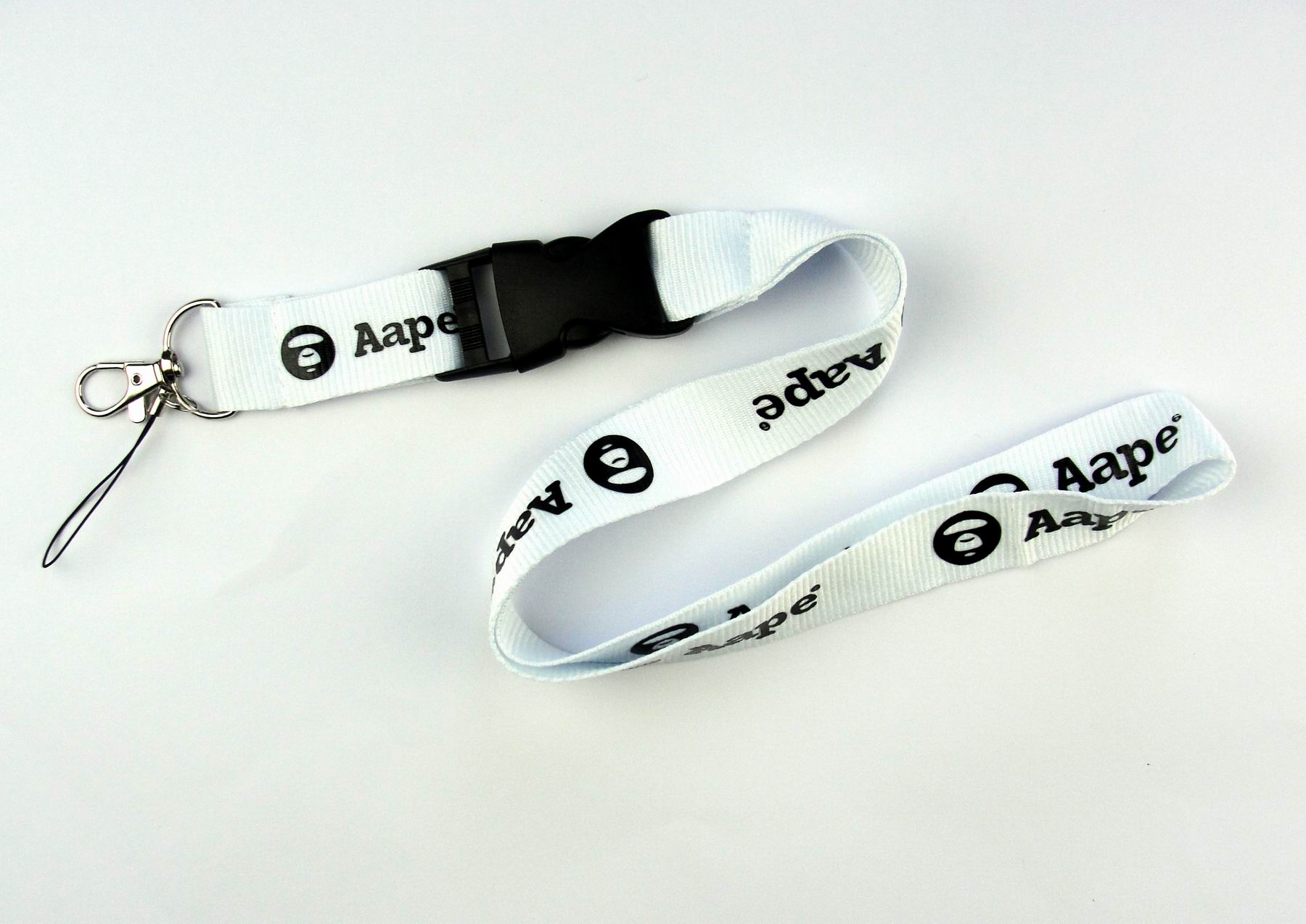 trendy brand mobile phone lanyard, keychain sling, work ID neckband, mobile phone anti-lost anti sling: B