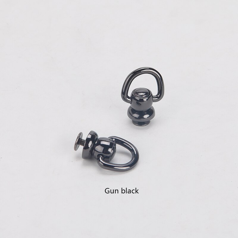 Monk Head Metal Pacifier Nail Bag Studded Hook Metal Studded for Bags Metal Rivets Metal Bag Parts Accessories: Gun black Two