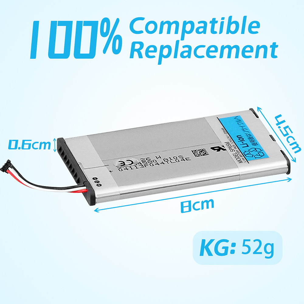OSTENT 2210mAh SP65M akumulator do Sony PS Vita PSV 1000 Gamepad wymienny akumulator z ładowarką USB kabel do ładowania