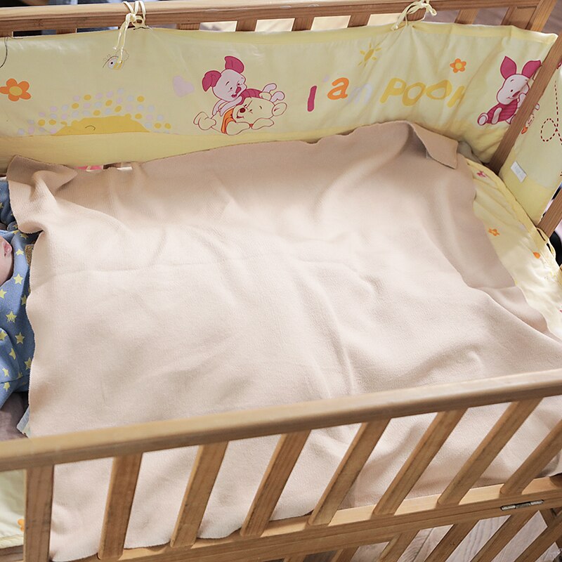 Geebro nyfødt barn baby varm kashmir tæppe rejsetæppe sove tæppe sengetøj indpakning til nyfødt fødsel