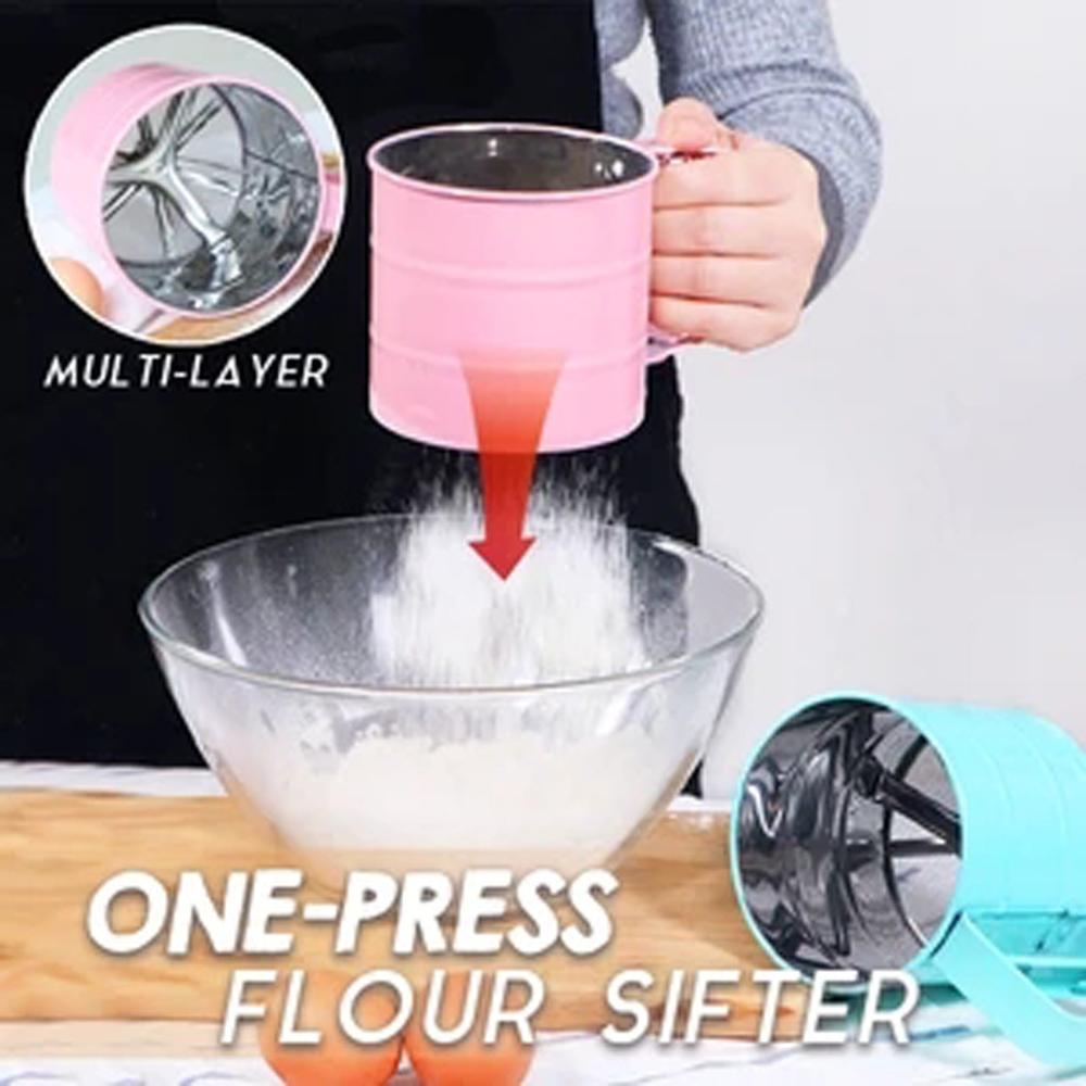 Meel Icing Rvs Mesh Zeefje 15 Cm Dia Pastry Icing Suiker Shaker Zeef Cup Bakken Tool Keuken Accessoires 3
