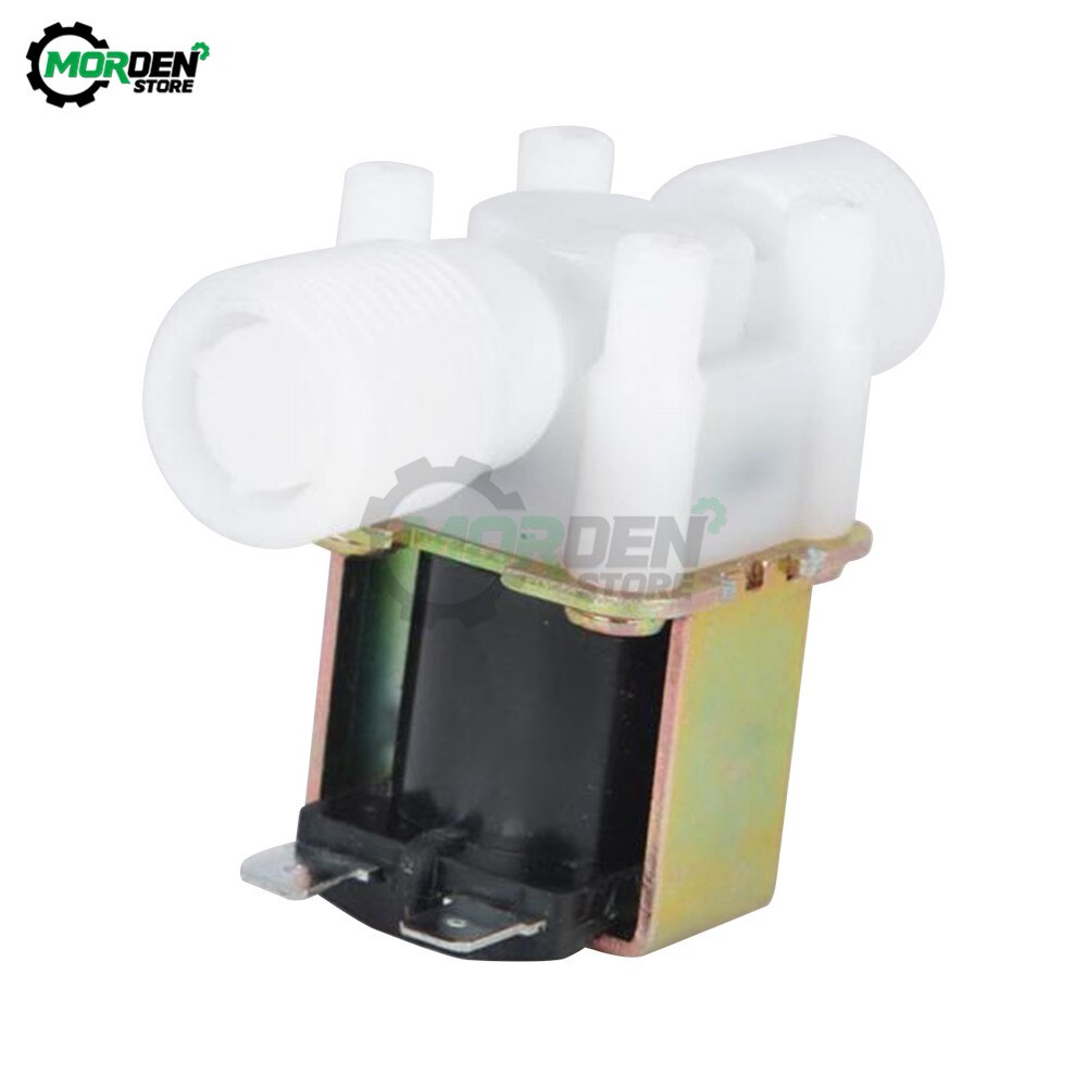12V 24V 220V 1/2" Plastic Solenoid Valve Magnetic Washing Machine Dispenser Drinking Water Pneumatic Pressure Controller Switch