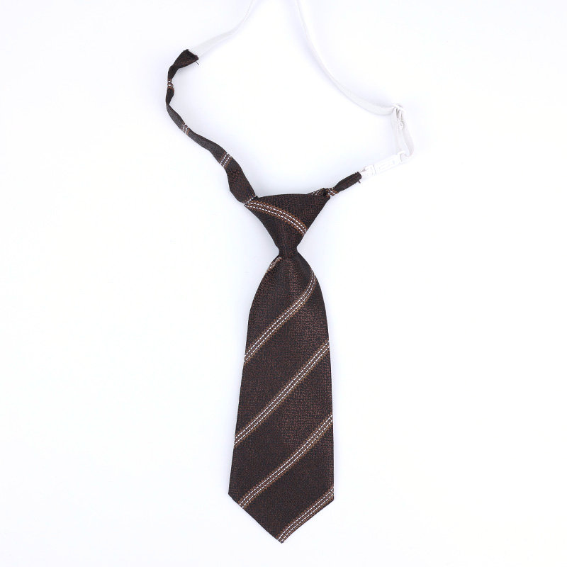 Lazy JK Ties Boys Striped Neck Tie Girls Japanese Style for School Uniform Cute Necktie Solid Casual Childs Accessories Ties: GRAY