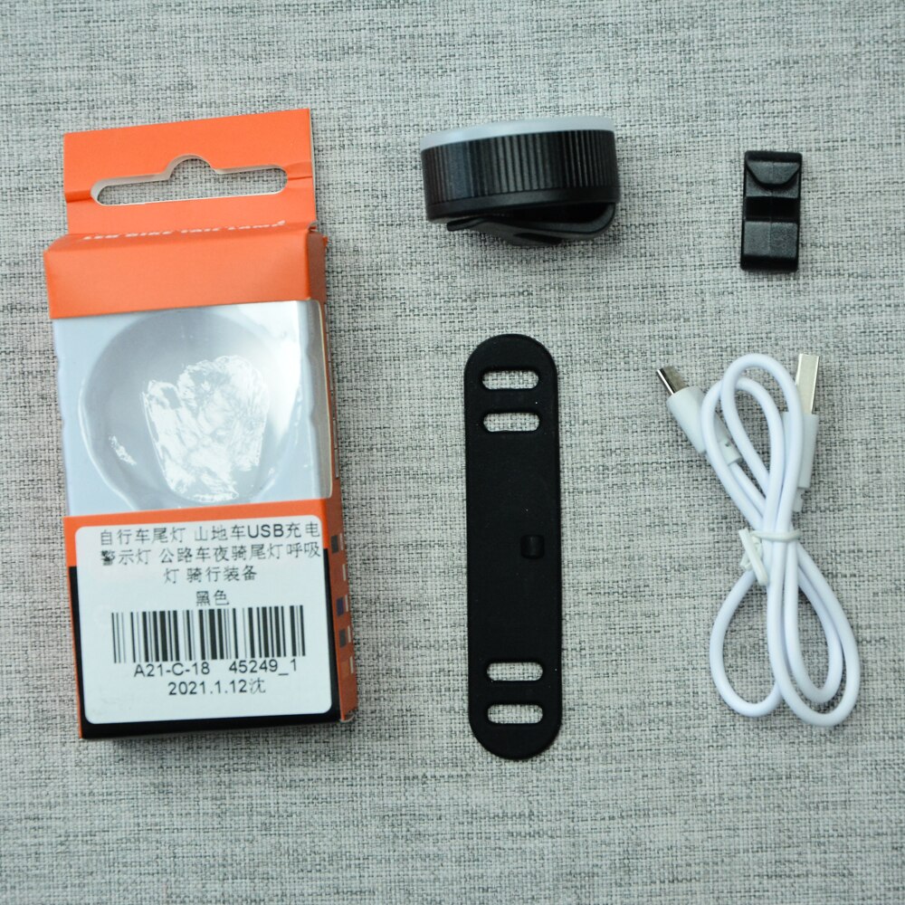 Bicycle Taillight Bike Rear Light Multi Lighting Modes Smart Sensing IPx6 Waterproof LED Charging Cycling Accessories: A