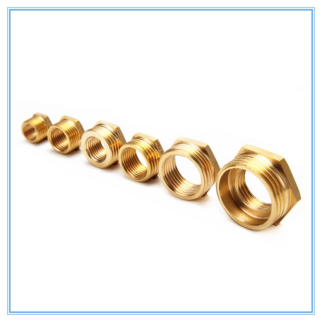 Brass Reducer Male Thread to Female Thread Reducing Bush adapter Fitting Gas Air Water Fuel Copper