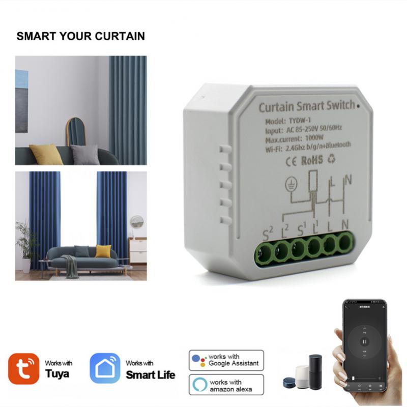 Tuya Smart Wifi Curtain Module Blind Switch For Roller Shutter Electric Motor Timer Voice Control Works With Alexa Google Home