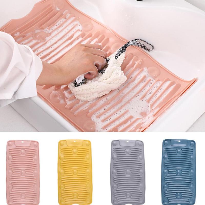Attachable Plastic Washboard Silicone Washboard Multifunctional Folding For Punishment Kneeling Rubber Soft Tool Mini N7Y8