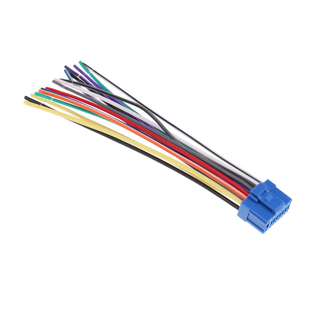 16 Pin Wire Harness Plug Adapter Para Pioneer AVH-P6500DVD Locutor de Rádio de Carro
