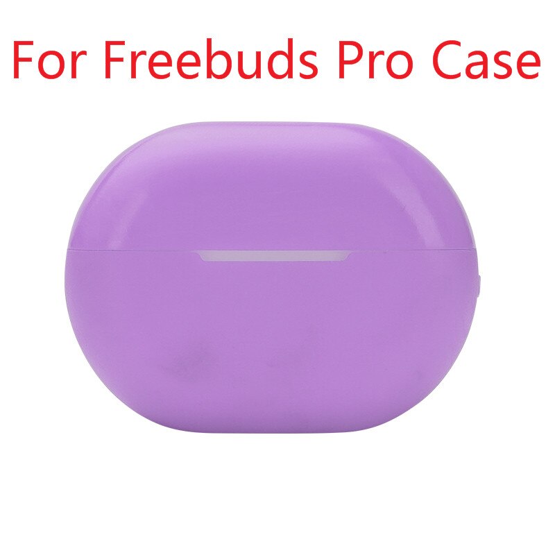 Cover for Huawei Freebuds Pro Case Soft Silicone Cute freebuds pro earphone Protector Accessories for Huawei freedubs pro Cases: Purple