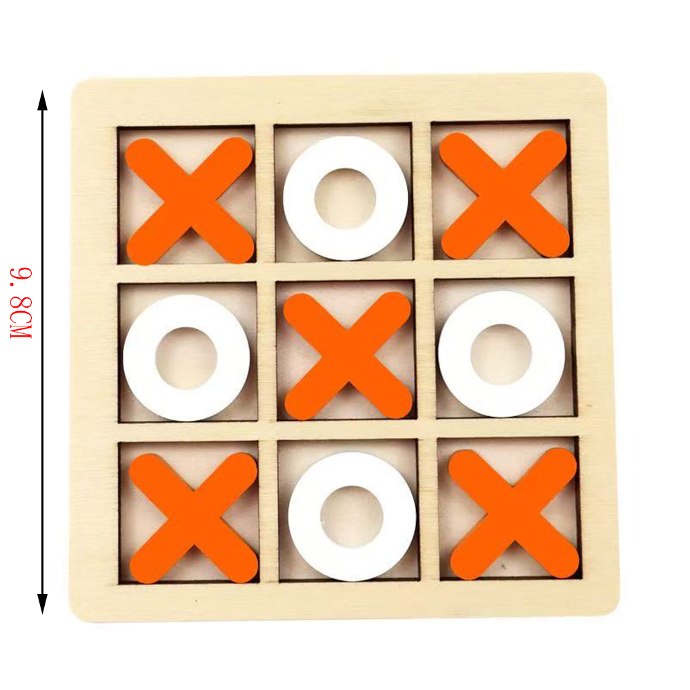 Funny, desk decoration, family games, table toys, board game, tic tac toe: Black
