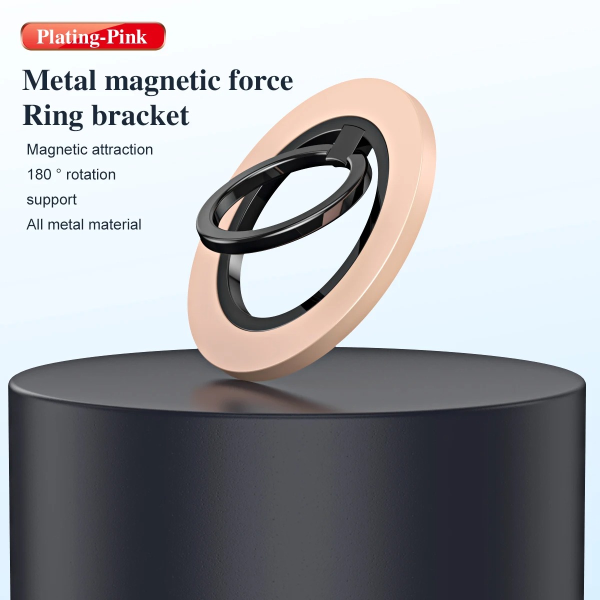 360° Magnetic Phone Ring Holder for MagSafe Kickstand Magnet Grip for iPhone 15 14 13 12 Pro Max Finger Ring Holder Stand: Yellow