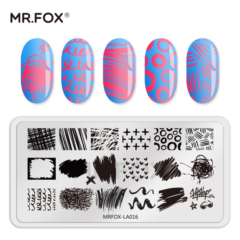 Mr Fox nail board geometry math 3d dier foto nail board foto nail board die tool: LA016