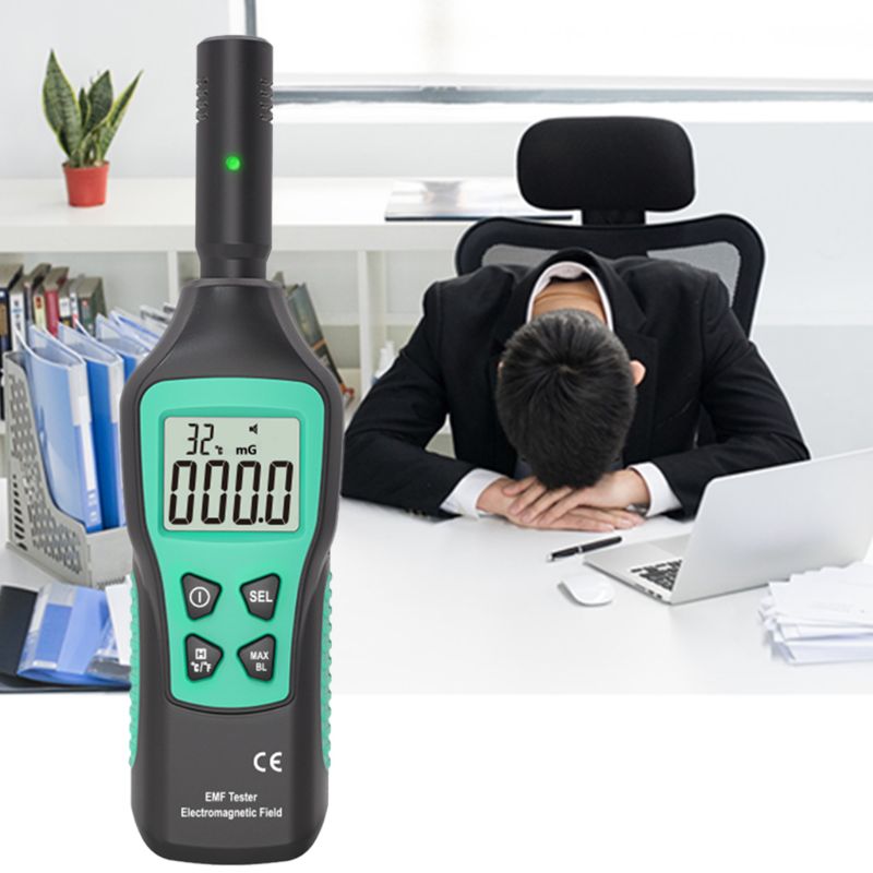 EMF Meter Radiation Detector Digital Field W