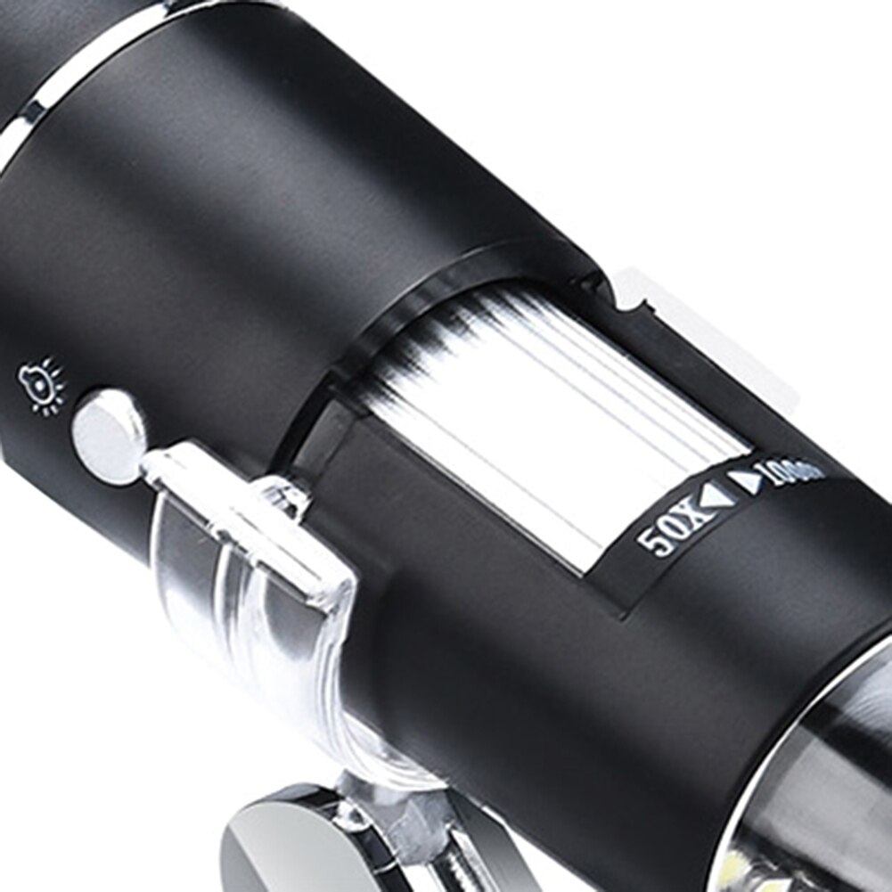 40 x 1000x forstørrelsesendoskop usb tre-i-et digitalt mikroskop med metalstativ understøtter windows apple android mac-system