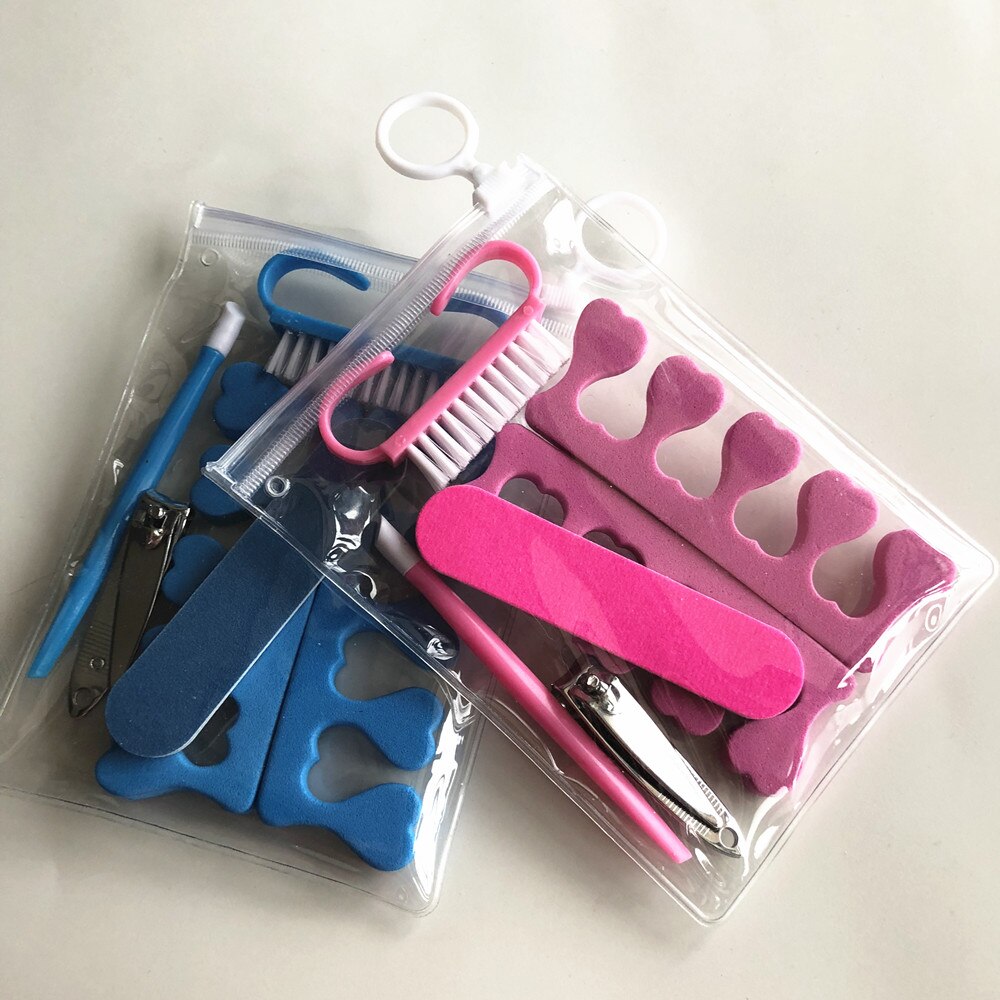 10 stks manicure set pedicure kit wegwerp nail kit hotel nagelvijl nagelvijl