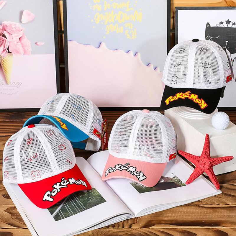 Doitbest malla completa niño gorra de béisbol transpirable de verano delgada Hip Hop protector solar niños sombreros chicos chicas sombrero gorras snapback gorras