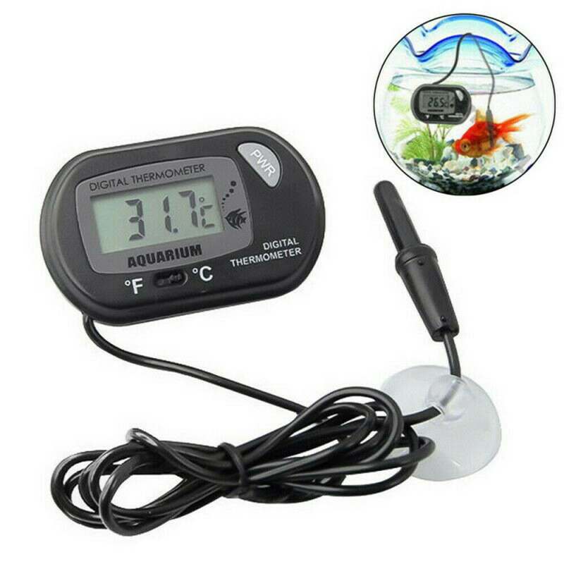 Electronic Temperature Fish Tank Refrigerator Digital Measure Water Temperature Tools Watch Strap Waterproof Probe Celsius: Default Title