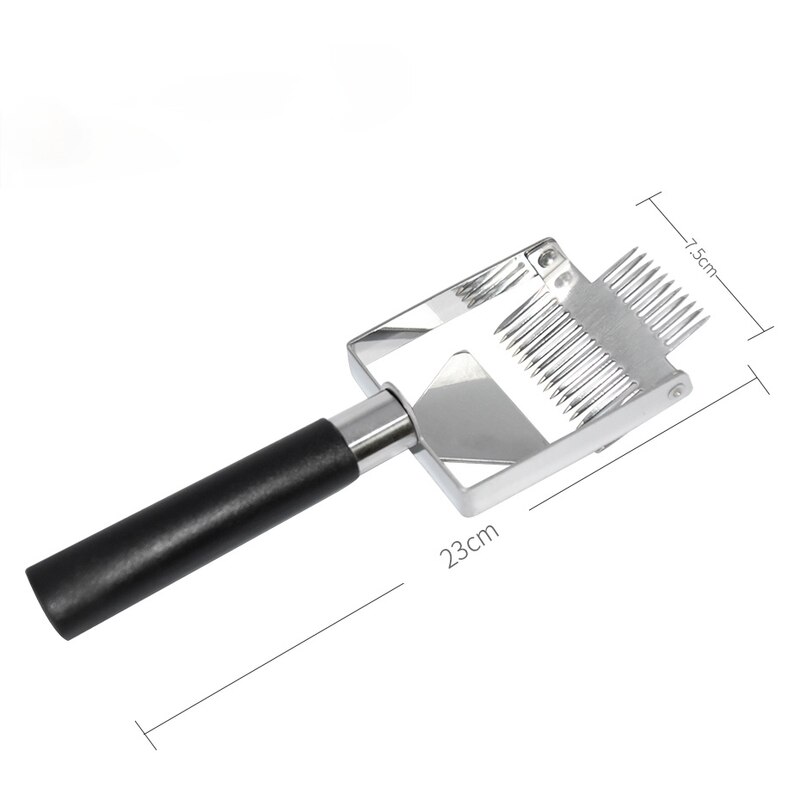 Beekeeping Tools beehive Honey cutter Uncapping Scraper Plastic handle Honeycomb Scraper Equipment Uncapping knife Fork ShovelWF