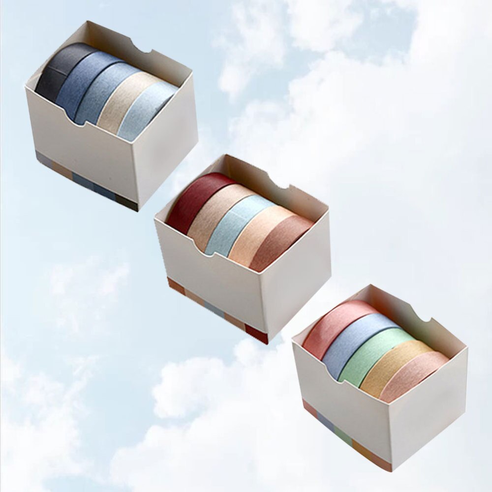 Rolls Washi Papier Tapes Gekleurde Decoratieve Stickers Tape Verpakking Band Voor Diy Levert