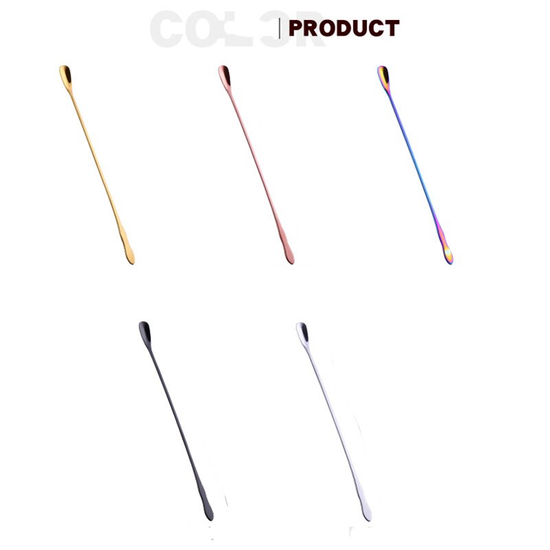 Unibird 1Pc Vintage Stirring Tea Spoon Swizzle Stick with Long Handle Cocktail Stirring Spoon Mixing Coffee Spoon Bar Tool