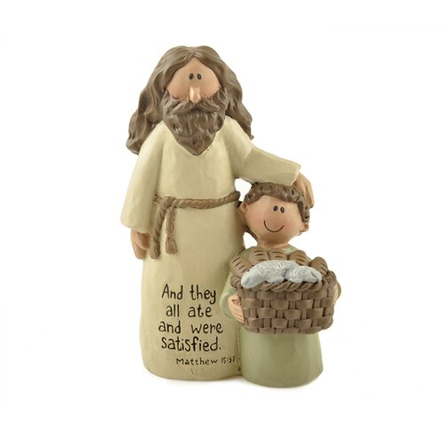 Christian Bb Originele Hars Pose Tafel Handgeschilderde Herder Jonah En Walvis Vijf Cake Twee Vis Ark verbond: Wubinger fish