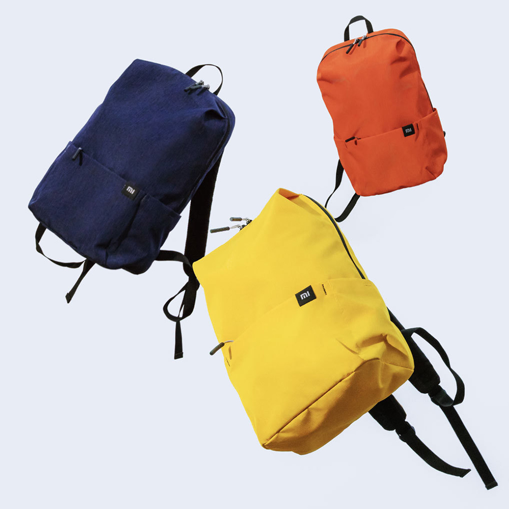 Xiaomi Colorful Mini Backpack Bag 8 Colors Level 4 Water Repellent 10L Capacity 165g Weight YKK Zip Outdoor Smart Life