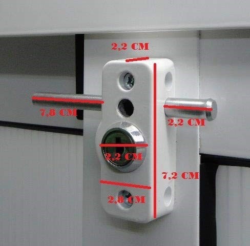 FERPASA CERRADURA VENTANA MULTILOCK BLANCA. Para todo tipo de ventanas, correderas y abatibles. Segura y Robusta.Seguridad Total