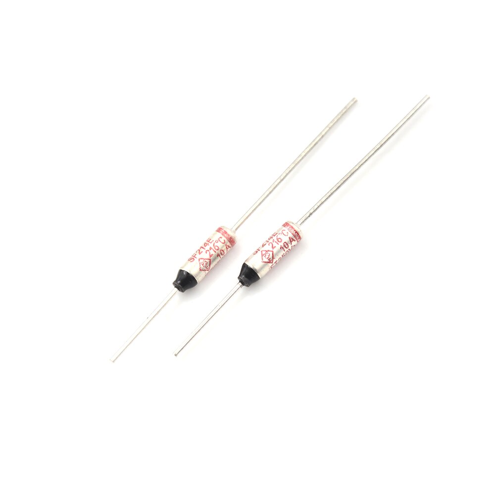 SF214E SEFUSE Cutoffs for NEC Thermal Fuse 216 C 216 Degree 10A 250V Celsius Circuit Cut Off Thermal Fuse Thermal Cutoffs 10Pcs