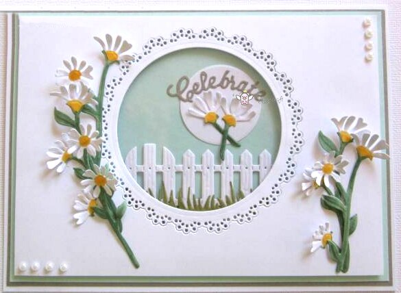 PP Craft metal cutting dies cut die mold Wild daisy flowers Scarpbook paper craft knife mould blade punch stencils dies