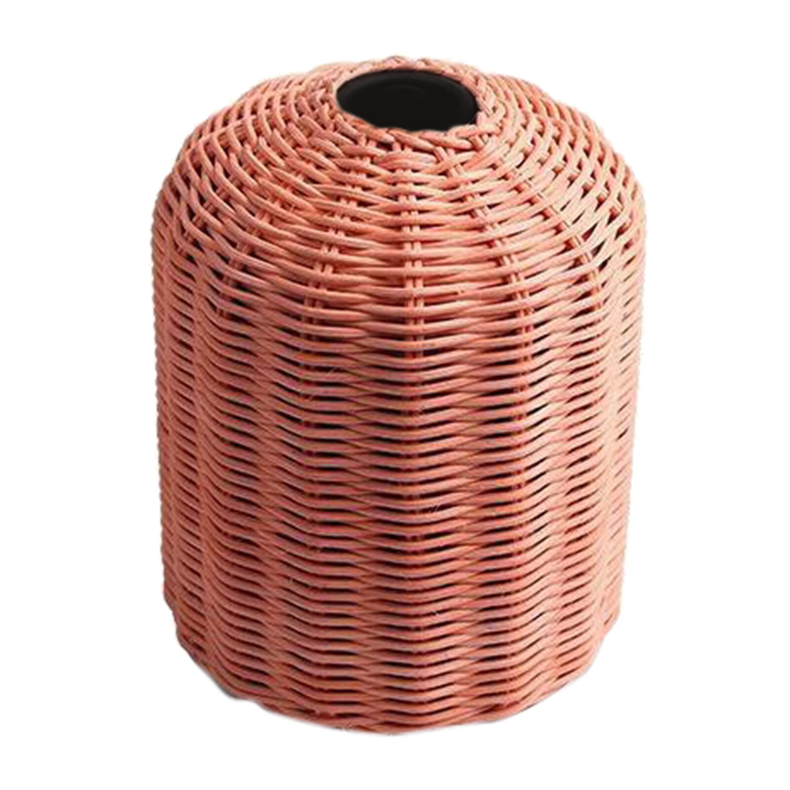 Rattan Woven Cooking Gas Cylinder Cover Outdoor Hiking Storage Canister
