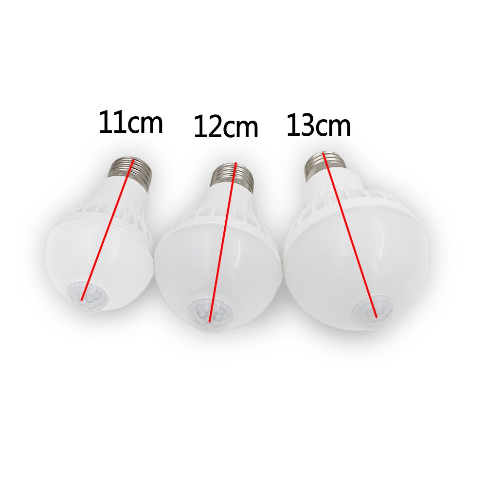 PIR Motion Sensor Lamp 5w Led Bulb 7w 9w Auto Smart Led PIR Infrared Body Sound + Light E27 Motion Sensor Light