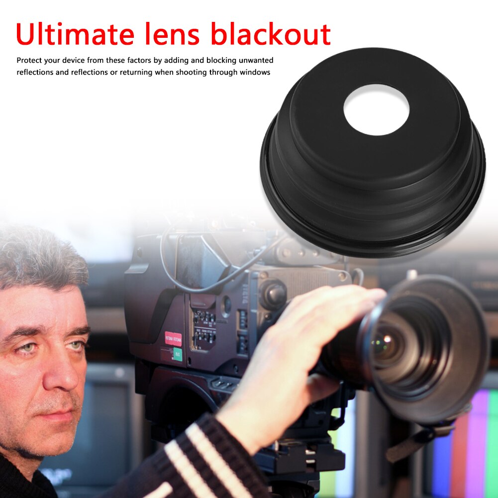 Ultimate Lens Hood Take Reflection-Free Photos Video 35mm 60mm Silicone Ultimate Lens Hood Universal for Nikon Canon Pentax