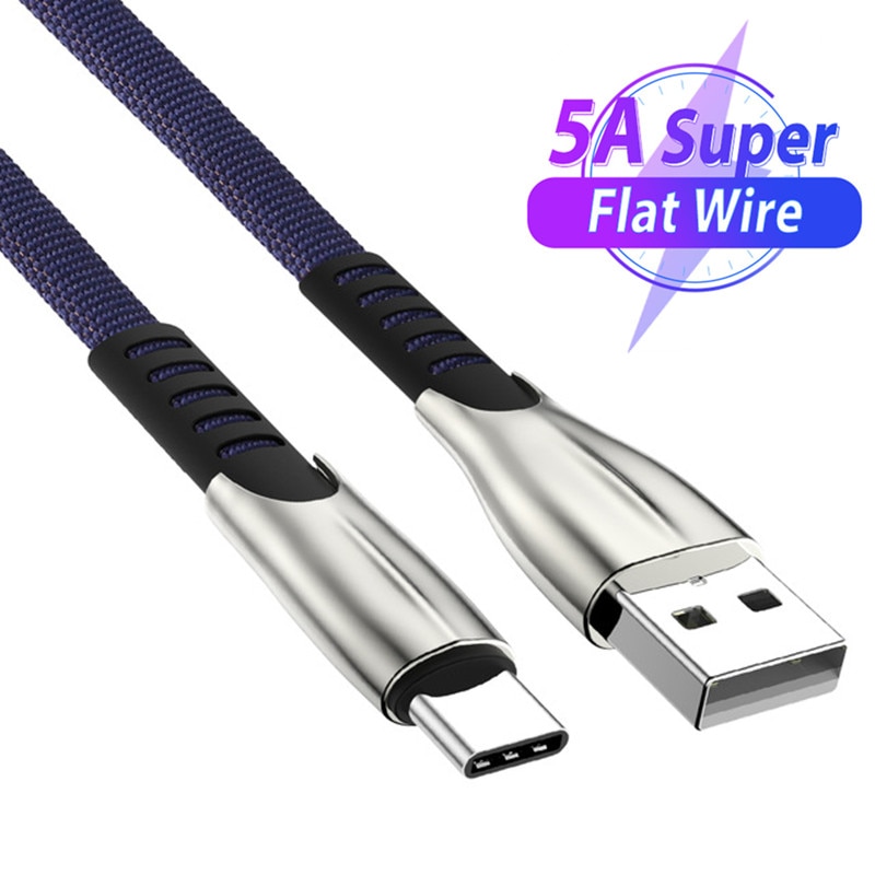 Zinc Alloy USB Data Sync Micro USB Type-c Cable For Huawei Honor 6 7 8X 7X 6X 5X 5C 6C 7C 5A 9X 20 Pro Fast Charging Cord