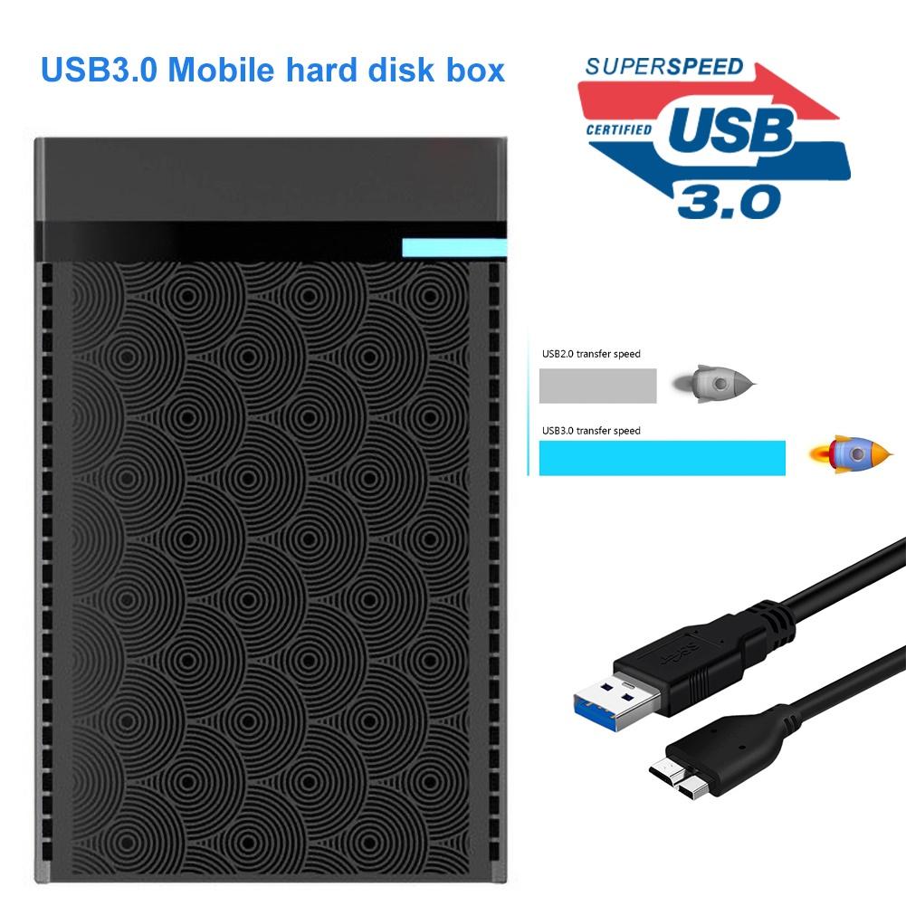 2.5in USB 3.0 SATA Hdd Box HDD Hard Drive Case Box External Computer Box and Housings For WIndows Mac OS