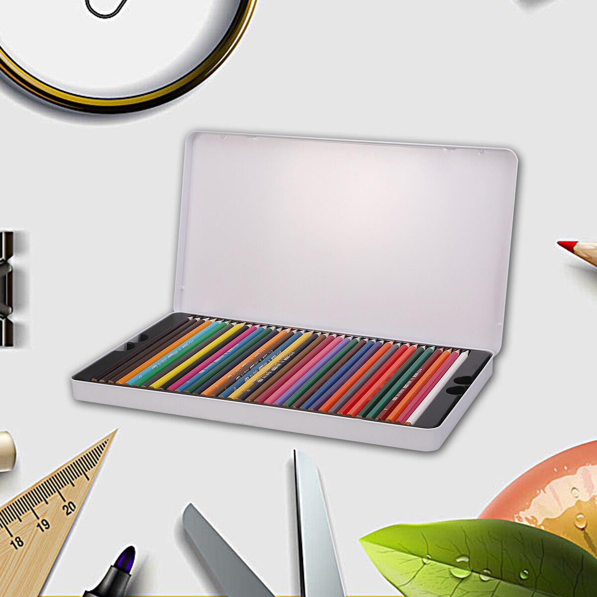 72 Colors Art Drawing Oil Base Pencil Set for Artist Sketch: Default Title