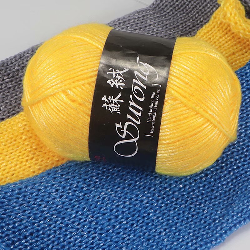 Haak Garen 100G Zijde Wol Garen Voor Breien Draad Polyester Gemengd Garen Ilos Para Tejer