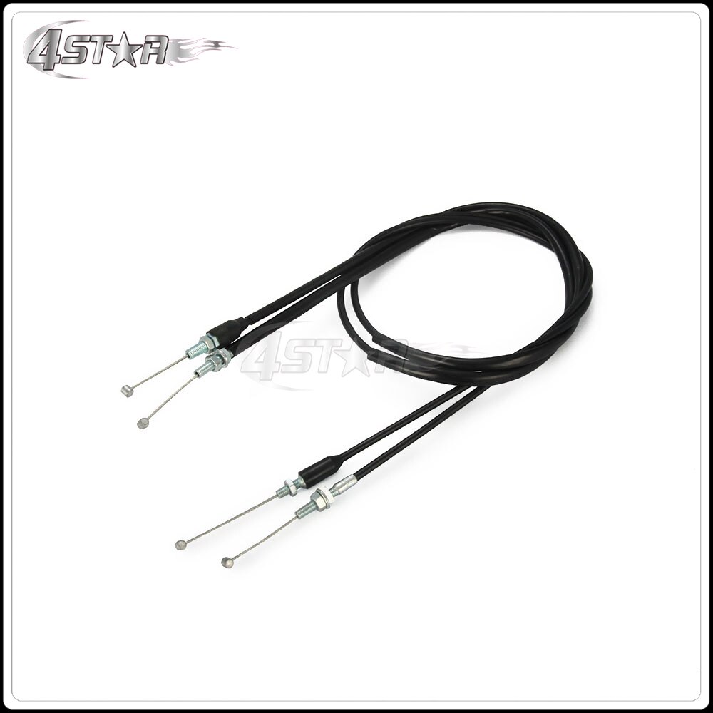 Motorbike Black FCR Throttle Tube With Pull Push Cables For KAWASAKI KX250F KX450F KLX450F SUZUKI RMZ250 RMZ450