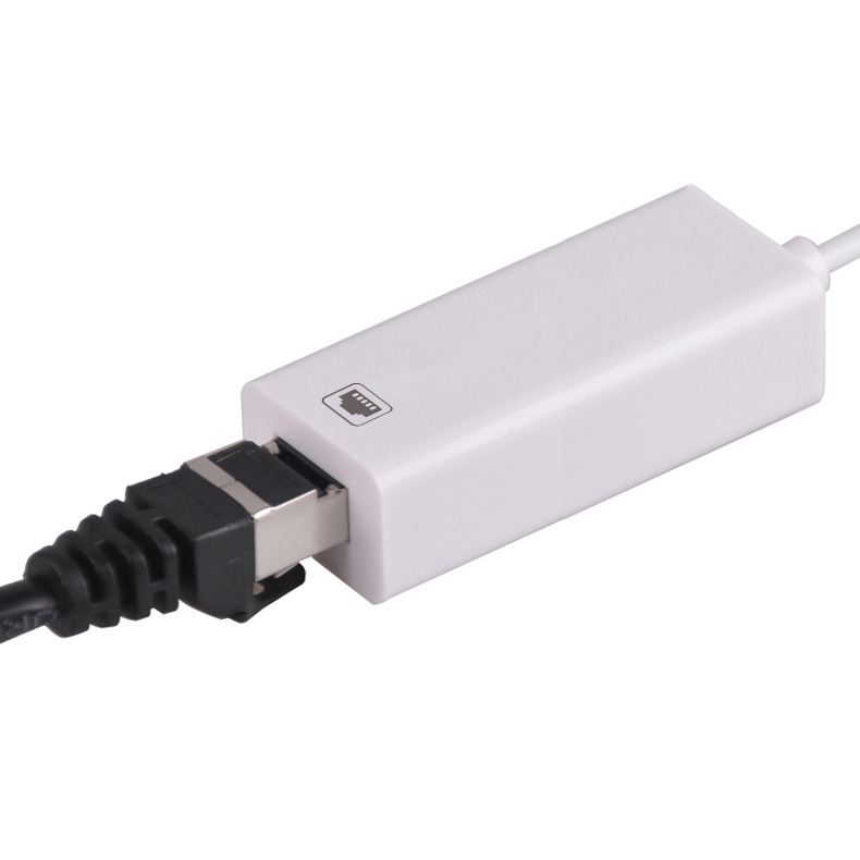 Adaptador de cable de red de 100Mbps para Lightning a RJ45 Ethernet LAN con cable compacto de viaje para iPhone para iPad Series