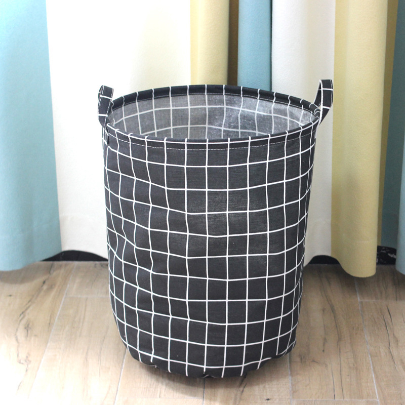 Badezimmer Schmutziger Wäschekorb, zusammenklappbar, Wäschekorb, Tasche, Zuhause, Aufbewahrungstasche, Organizer, Wäschekörbe aus Baumwolle