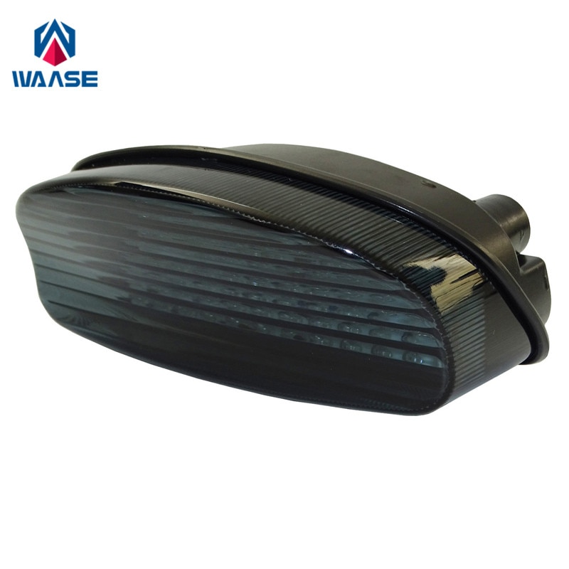 Waase motorcykel för suzuki  gs500 2001-2002 / gs500f 2004 krom bakljus bak broms blinkers integrerat led ljus