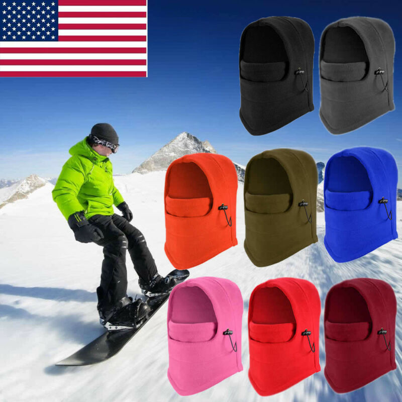Vrouwen Mannen Gezicht Masker Ski Volgelaatsmasker Cover Hat Cap Motorfiets Thermische Fleece Balaclava Winter Unisex Masker