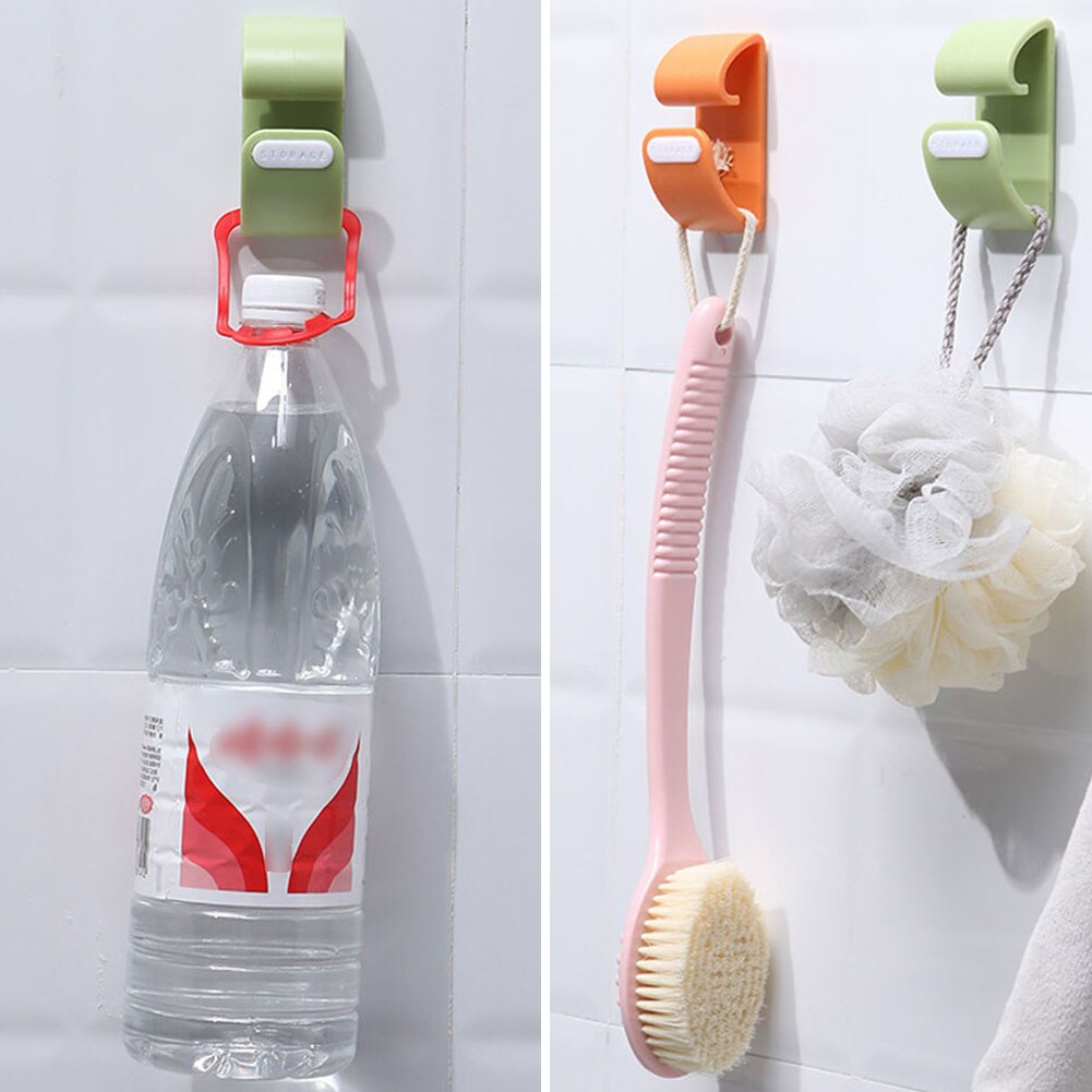 Wastafel Opslag Haak Viscose Gratis Punch Muur Opknoping Wastafel Clip Frame Keuken Badkamer Plastic Bad Kleverige Haak Haken