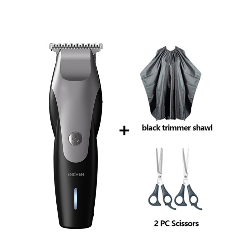 Xiaomi Enchen Humming Bird Professionele Tondeuse Mannen Elektrische Tondeuse Usb Oplaadbare Haar Snijder Volwassen Scheermes: Scissors Set